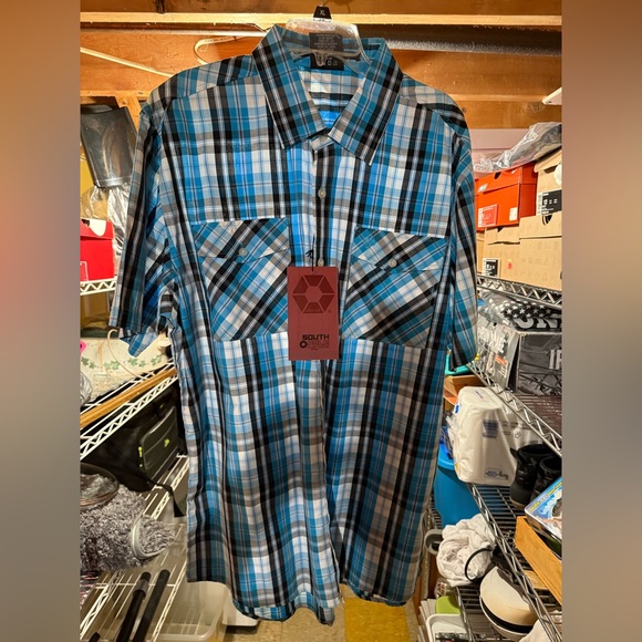 NWT Men's Southpole Button Shirt - Picture 1 of 3